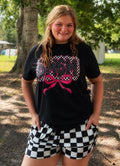 Mama checkered print tee