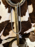 Silver Beaded