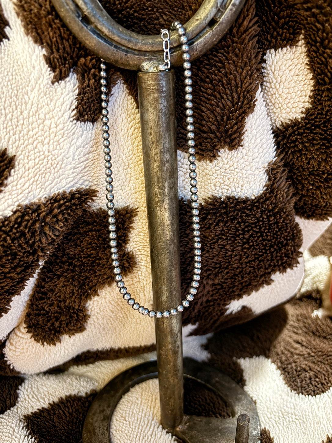 Silver Beaded
