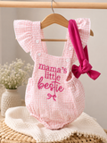 Mamas little bestie bubble romper